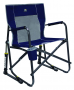 GCI OUTDOOR FREESTYLE FOLDING ROCKING CHAIR INDIGO BLUE EAZY FOLD