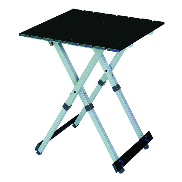 COMPACT FOLDING CAMP TABLE BLACK 18" X 20" X 23.8"