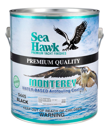 SEA HAWK ANTIFOULING PAINT MONTEREY ABLATIVE WATERBASE (QT OR GAL)