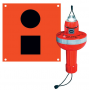 ORION ELECTRONIC SOS BEACON LOCATOR KIT WITH USCG DISTRESS FLAG