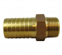 ADAPTER PIPE TO HOSE STRAIGHT BRONZE