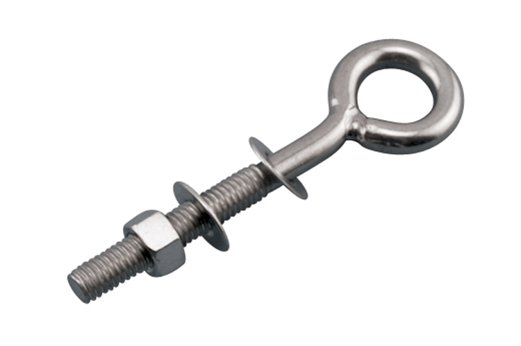 SUNCOR EYE BOLT WELDED EYE NO SHOULDER 304 STAINLESS STEEL