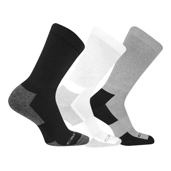 SOCKS CARHARTT MENS LIGHTWEIGHT 3 PACK LARGE 3 PACK SIZE LARGE  BLACK