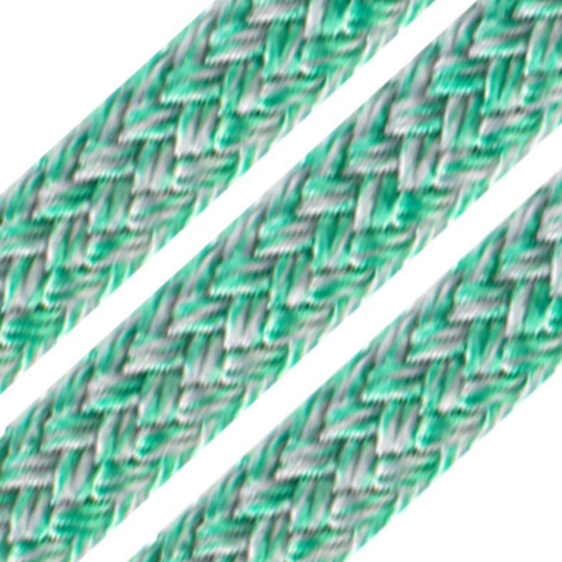 NEW ENGLAND ROPE ENDURA BRAID EURO STYLE GREEN 3/8"