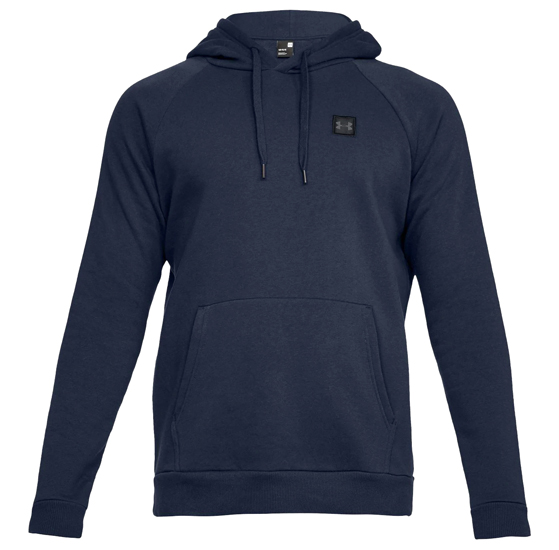 UNDER ARMOUR RIVAL FLEECE HOODIE MENS ACADEMY NAVY XX-LARGE
