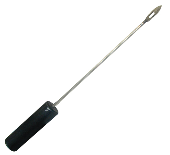 BAIT IRON WOOD HANDLE STAINLESS STEEL NEEDLE