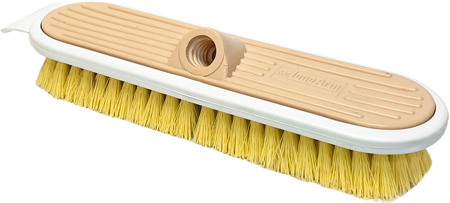 Brush Stiff FlowThru 10in Yellow BiLevel