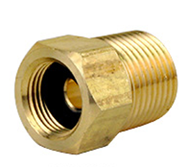 Metal Brass Metric BSP G 3/4" Female to NPT 1/2" Male Pipe Fitting Adapter KIHI 