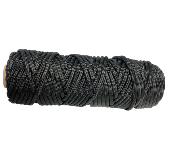 ROCKPOINT 550 PARACORD BLACK NYLON 100