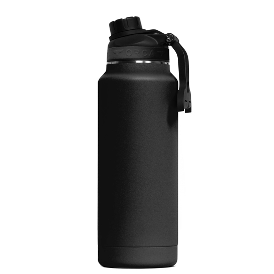 ORCA HYDRA 34 OZ  BLACK DOUBLE WALL VACUUM SEALED BODY BPA FREE