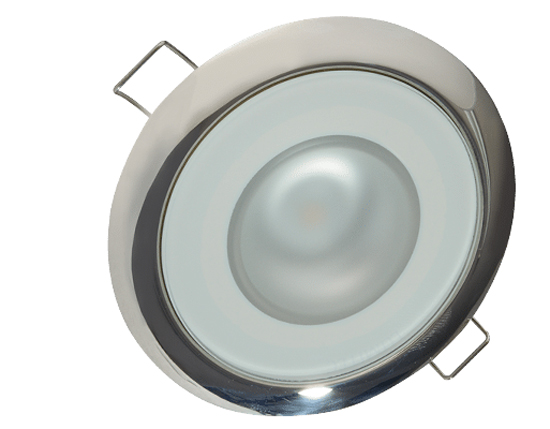 LUMITEC MIRAGE DOWN LIGHT LED POLISHED WHITE/BLUE/RED FLUSH MOUNT