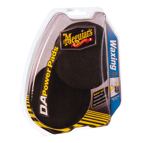 MEGUIAR'S&REG; DA WAXING POWER PADS BLACK (2/PK)