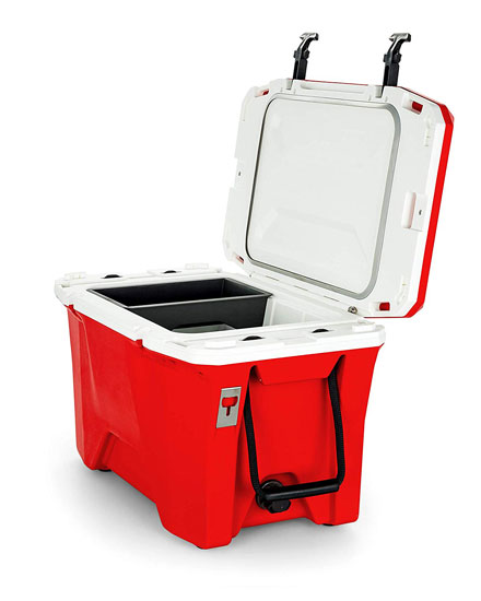 CURRITUCK COOLER 50QT RED/WHITE