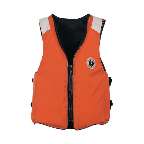 MUSTANG SURVIVAL LIFEVEST INDUSTRIAL MEDIIUM WITH SOLAS TAPE USCG