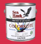 SEA HAWK ANTIFOULING PAINT COLORKOTE RED QUART