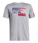 MENS STEEL HEATHER UNDER ARMOUR FREEDOM TEE