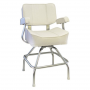 SPRINGFIELD 1020003 DELUXE CAPTAINS CHAIR W/STAND OFF WHITE