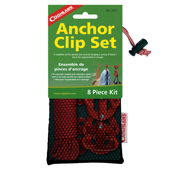 ANCHOR CLIP & CORD 8PC KIT