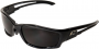 EDGE SAFETY EYEWEAR SK116VS KAZBEK BLK FRAME/SMOKE LENS ANTI FOG VAPOR