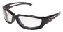 EDGE SAFETY EYEWEAR SK-XL111VS KAZBEK XL BLK FRAME/CLEAR LENS ANTI FOG VAPOR