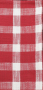 TAVERN CHECK PLACEMAT RED