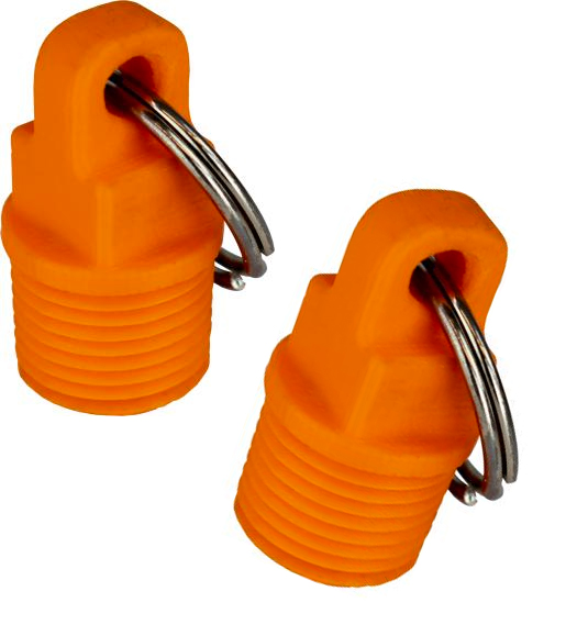 SEA DOG EMERGENCY GARBOARD DRAIN PLUG NYLON FOR 1/2" NPT DRAINS (PAIR)