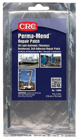PERMA-MEND UV REPAIR PATCH CURABLE 3" X 6"