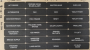 BEP SET-20N PANEL LABEL SET 20