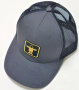 GUY COTTEN TRUCKER HAT GRAY WITH BLACK MESH