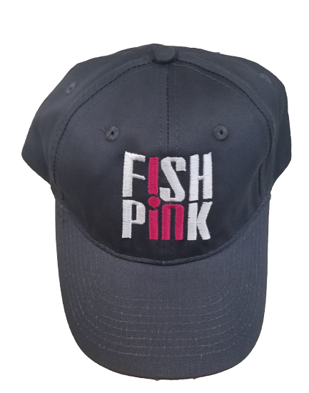 Guy Cotten Fish in Pink Hat Women Gray/Pink