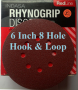 SANDPAPER DISC REDLINE 6" 400A HOOK & LOOP 50/BOX