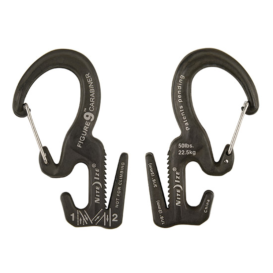 FIGURE 9 CARABINER ROPE TIGHTENER WITH ROPE 2 PACK