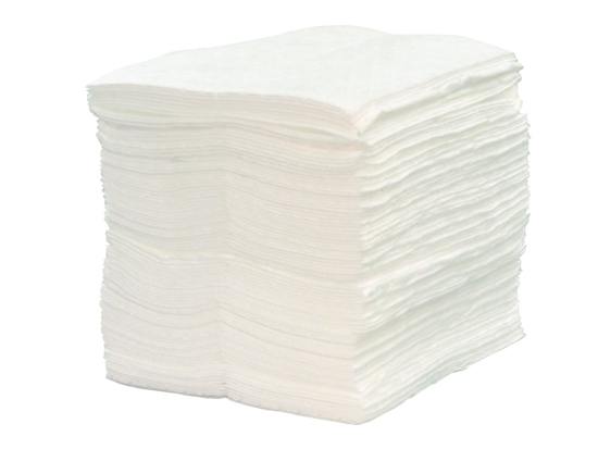 SPILLTECH OIL ABSORBENT PAD TEARABLE MEDIUM 15"X18" WHITE (EACH)