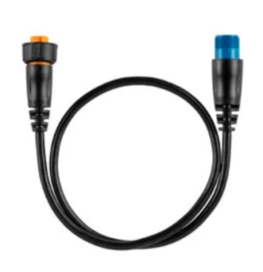 GARMIN 8-PIN TRANSDUCER TO 12-PIN SOUNDER ADAPTER CABLE WITH XID