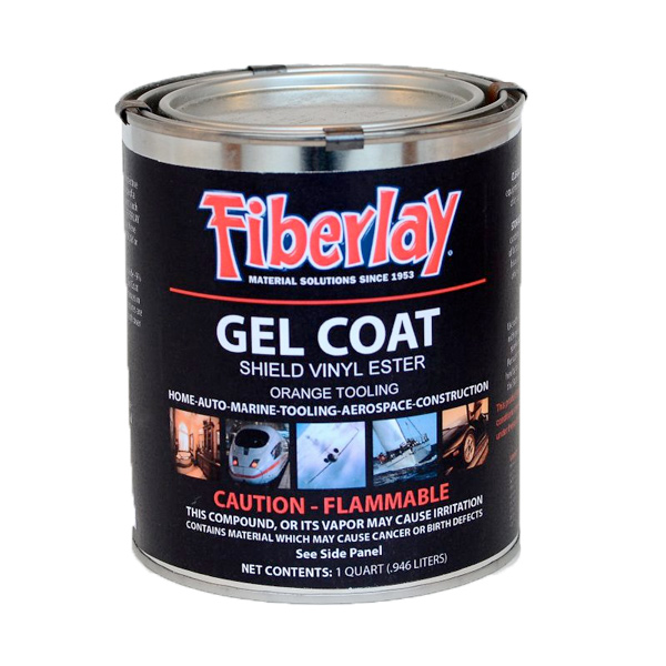 FIBERLAY GEL COTE SHIELD VINYL LESTER ISO ORANGE TOOLING GEL GALLON
