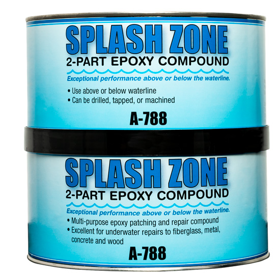 PETTIT PAINT EPOXY PUTTY SPLASH ZONE COMPOUND KITS 2 QUARTS