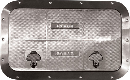 BOMAR ALUMINUM RECTANGLE INSPECTION HATCH