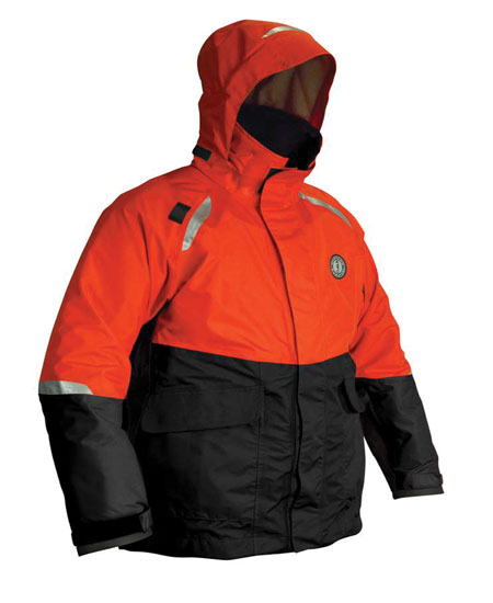 FLOTATION COAT CATALYST ORANGE/BLACK SMALL