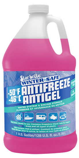 ANTIFREEZE NON-TOXIC -50 WINTER SAFE GLYCOL BASE (6/GAL)