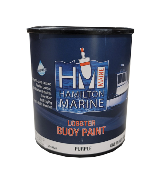 BUOY PAINT WATER BASED MAINE PURPLE QUART