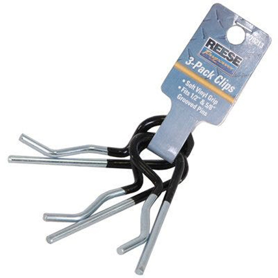 HITCH PIN CLIP 3PK FITS 1/2"-5/8"