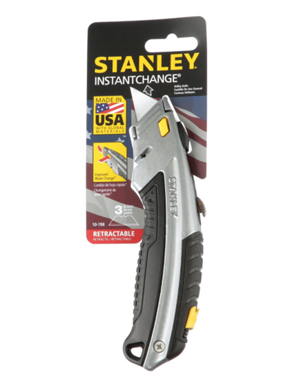 STANLEY UTILITY KNIFE INSTANT CHANGE RETRACTABLE