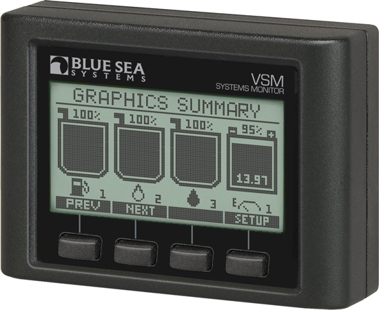 BLUE SEA 1800 VESSEL SYSTEM MONITOR VSM 422
