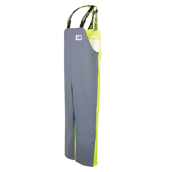 MILFORD 681 BIB PANTS GRAY/HI-VIS