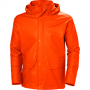 HELLY HANSEN GALE RAIN HOODED JACKET ORANGE MEDIUM