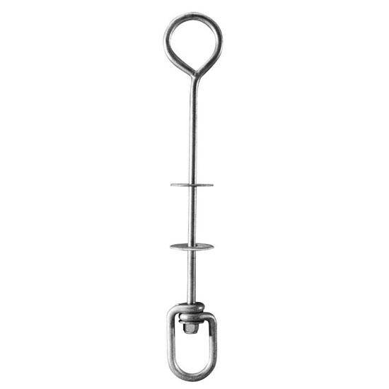 TAYLOR MADE&REG 24" GALVANIZED BUOY ROD WITH SWIVEL