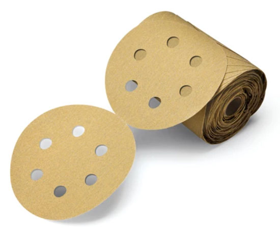 3M STIKIT SANDING DISC 6" GOLD DUST FREE P120C GRIT SOLD BY EACH