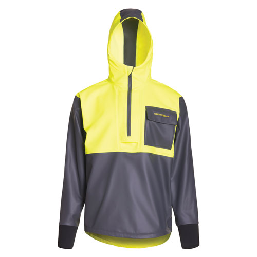 GRUNDENS NEPTUNE THERMO ANORAK JACKET NEOPRENE CUFFS HI-VIS  XX-LARGE