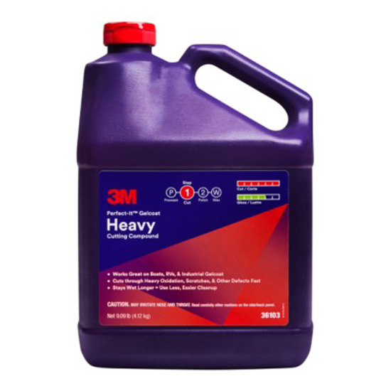 3M PERFECT-IT GELCOAT HEAVY CUTTING COMPOUND GALLON