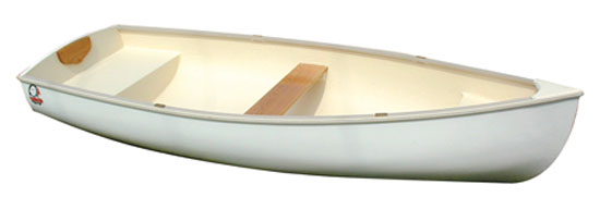 DINGHY ROWING 7'6" RIGID V RAIL VINYL GUNWAL